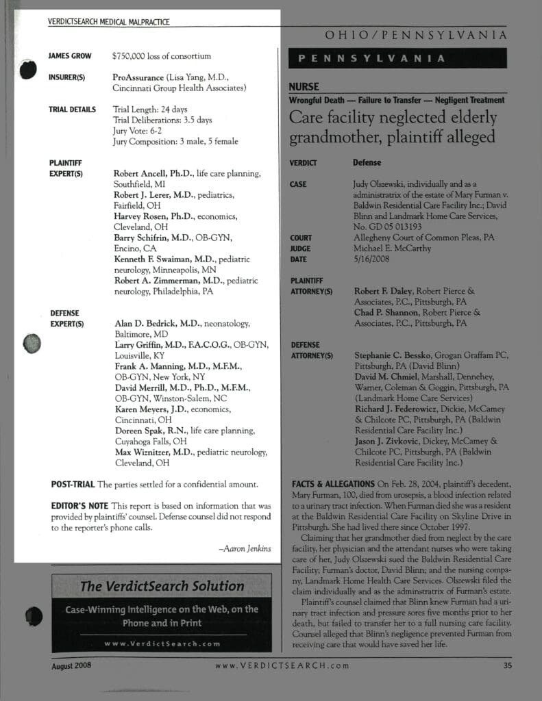 Pitocin+misuse+in+C-section+resulted+in+seizures+injuries-Verdict+Seach-August+2008-1-3